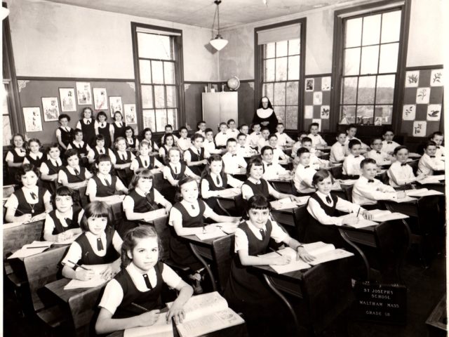 St. Joseph's Grammar School Waltham - Grade 5B, 1957-58.
