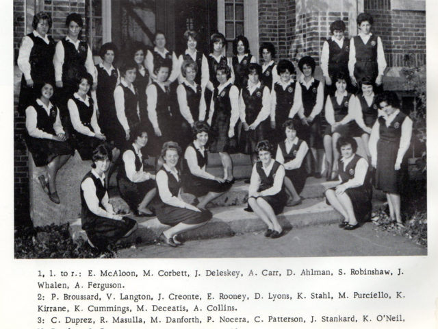 St. Mary's HS Waltham - Junior Girls, 1964 (1).