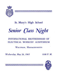 Senior Night, May 26, 1965 (1).