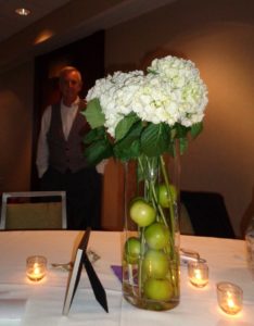 Pretty Centerpieces placed at each table