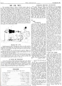 SMHS 1962 Nov Crusader News Pg 2