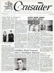 SMHS 1963 Apr Crusader News Pg 1