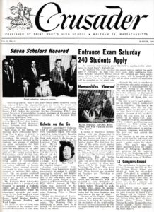 SMHS 1964 Mar Crusader News Pg 1