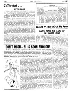 SMHS 1965 Apr Crusader News Pg 2