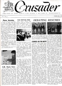 SMHS 1967 Feb Crusader News Pg 1