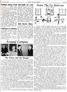 SMHS 1967 Feb Crusader News Pg 3