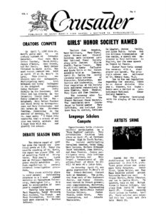 SMHS 1968 Apr Crusader News Pg 1