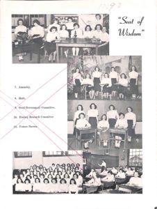 SMHS Waltham Yearbook 1949 Pg 1
