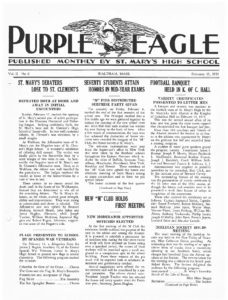 SMHS Waltham 1935 02 Feb Newspaper Pg 1