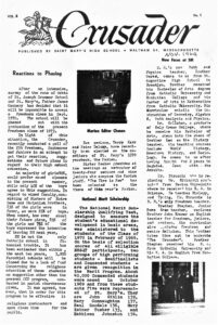 SMHS 1969 Nov Crusader News Pg 1