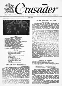 SMHS 1970 Apr Crusader News Pg 1