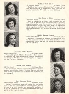 SMHS Walth 1947 Yrbk Pg 54