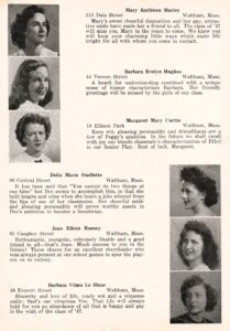 SMHS Walth 1947 Yrbk Pg 55