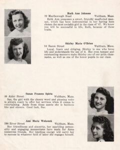 SMHS Walth 1947 Yrbk Pg 61