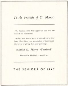 SMHS Walth 1947 Yrbk Pg 64